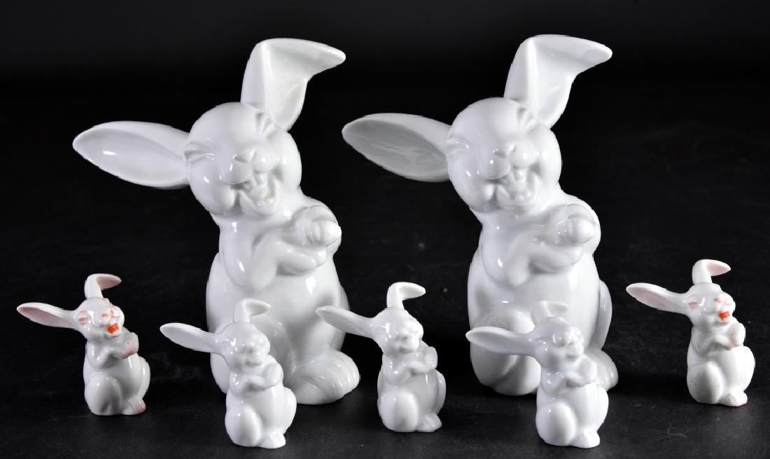 Large & Small Rosenthal German Laughing Rabbits (1 of 4)