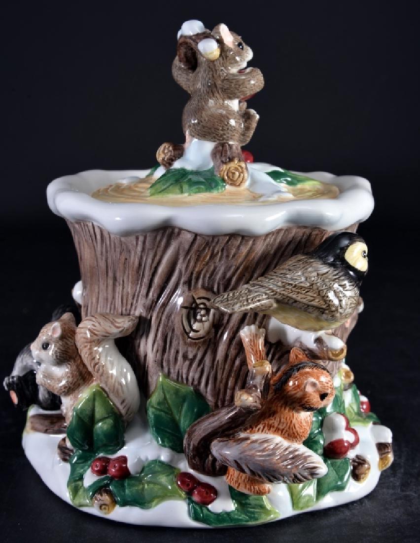 Fitz & Floyd Holly Day Dreams Cookie Jar (1 of 5)