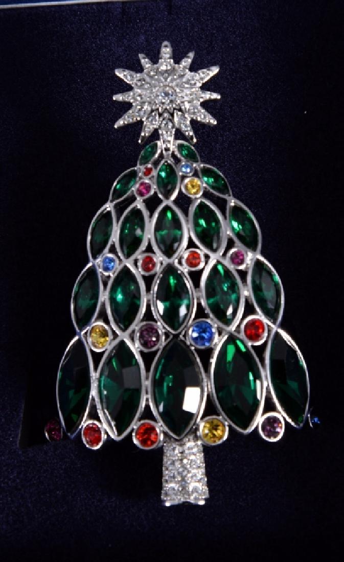 Swarovski Christmas Tree Pin (1 of 2)