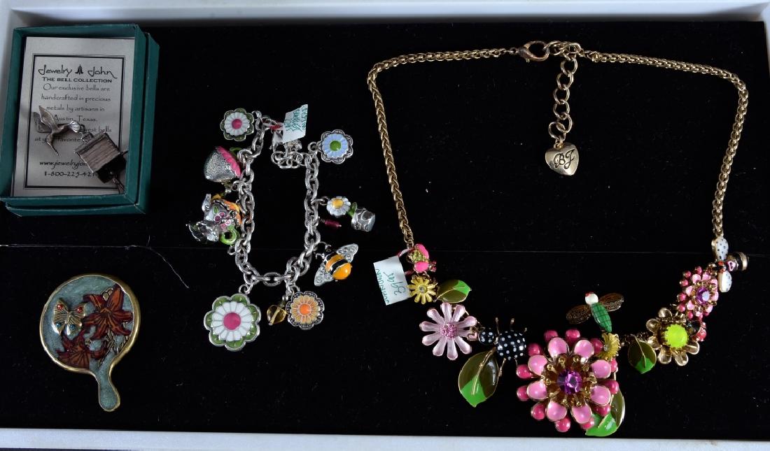 Colorful Enamel Jewelry, Mirror & Pill Box Plus (1 of 3)