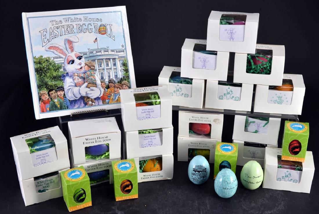 White House Easter Egg Roll Book & 25 Signed Eggs (1 of 8)