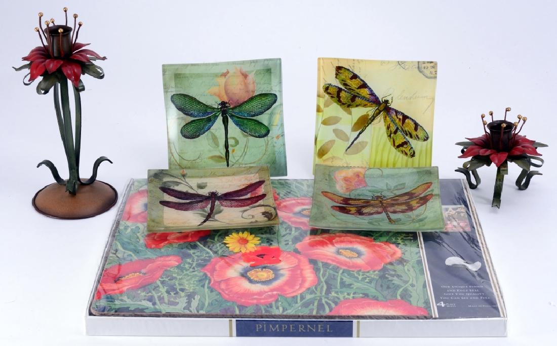 Pimpernel Placemats, Dragonfly Plates Plus (1 of 4)