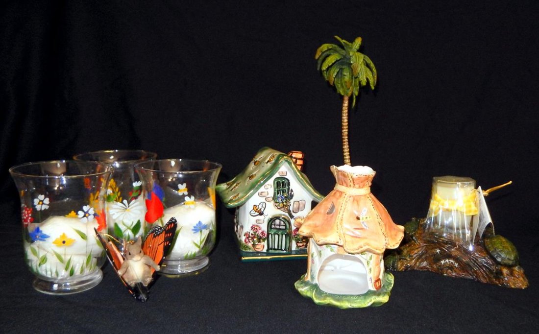 Department 56 Palm Tree & 6 Votive Candles (1 of 2)