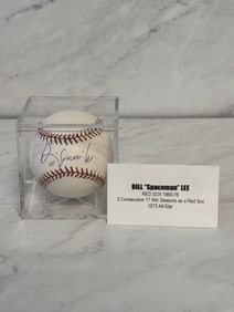 Bill Spaceman Lee Red Sox Autographed Baseball