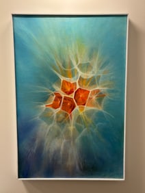 Large-Scale Ethereal Contemporary Painting Signed by Artist Pat Hix