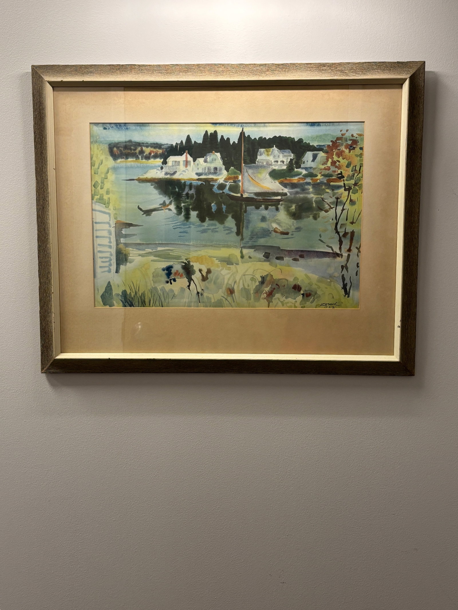 William Zorach "Five Islands, Maine" Midcentury Authorized Print (1 of 3)