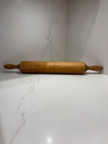 Vintage Hardwood Turned Rolling Pin