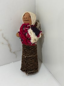 Clay Mother and Child Worry Doll