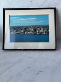 Midcentury Framed Photograph of Detroit, Michigan