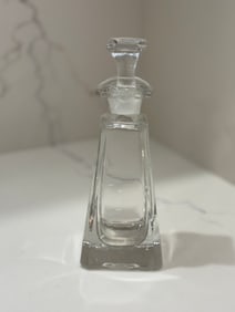 Crystal Oil and Vinegar Cruet Bottle with Stopper