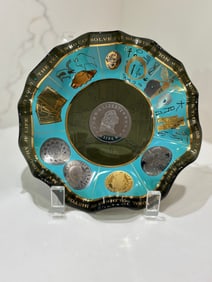 Henry Ford's Philosophy on Life; Decorative Ruffled Glass Plate