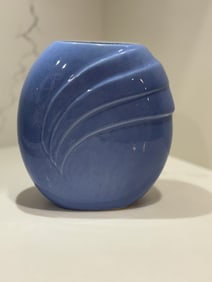 Haeger Post Modern Vase in Periwinkle