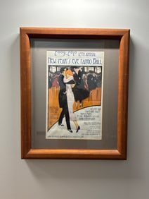 Framed Milonga Event Poster