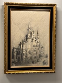 Pencil-Signed and Numbered Print Fantasy Castle