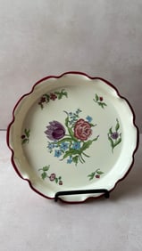 Seymore Mann French Bouquet Hand Painted Shallow Dish