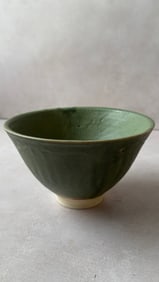 Oribe Style Ceramic Rice Bowl