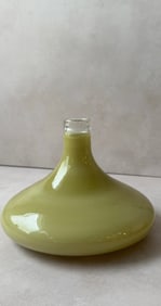Green Murano-Style Vase