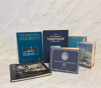 Collection of Sailing & Yachting Hardcover Books
