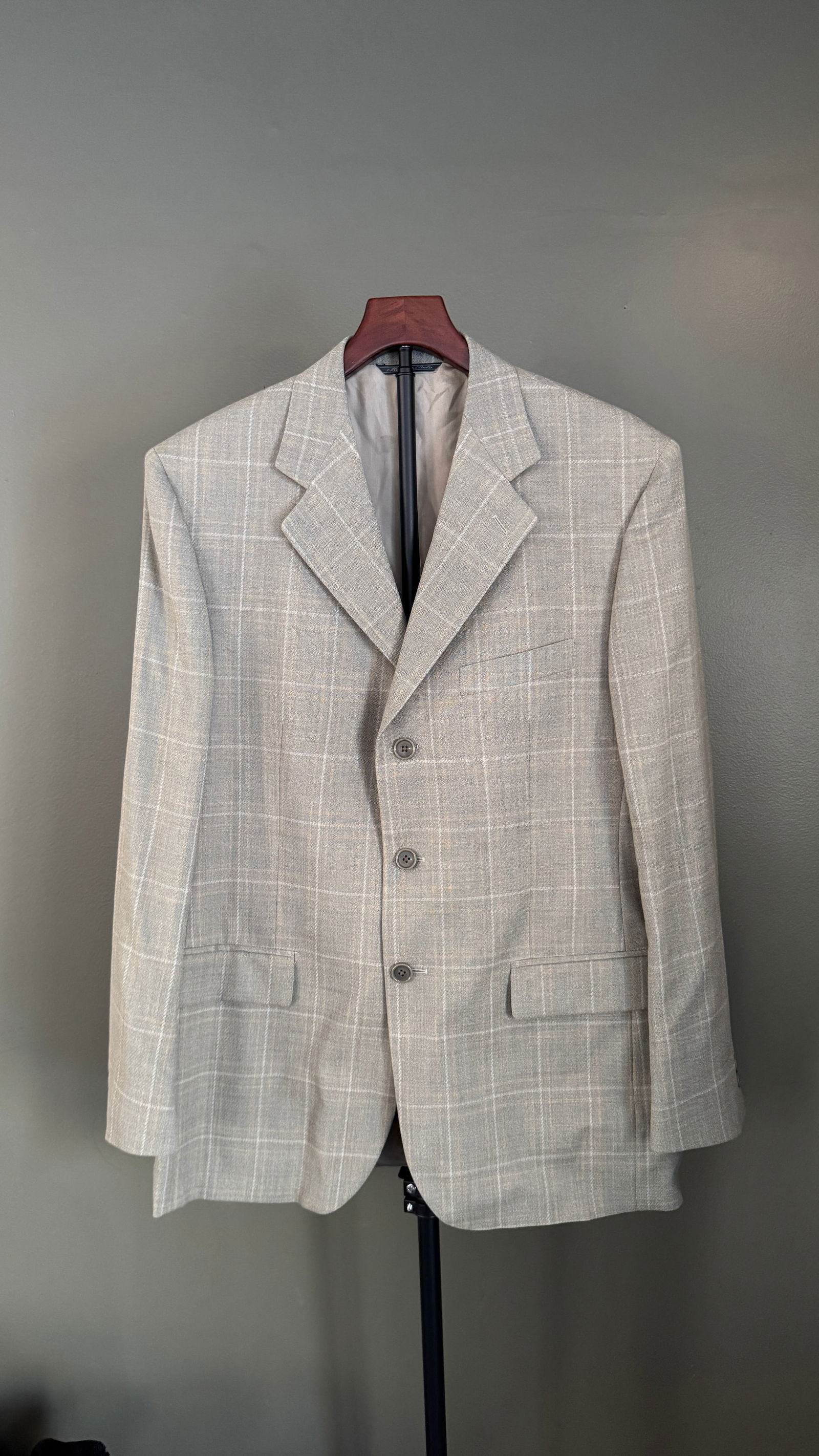 Nogara Italian Light Plaid Men's Sport Coat, Made in Italy (1 of 3)