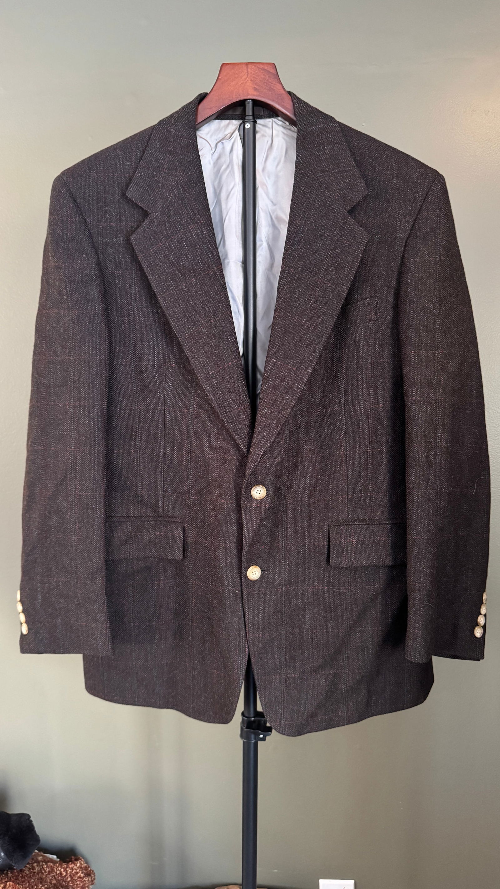 Stanley Blacker for Benoits Houndstooth Wool Men's Sport Coat (1 of 4)