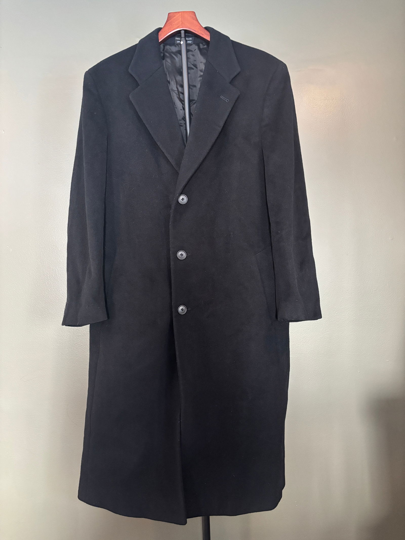 Duke of Savoy European Wool Overcoat, Made in Hungary, Size 42 (1 of 4)