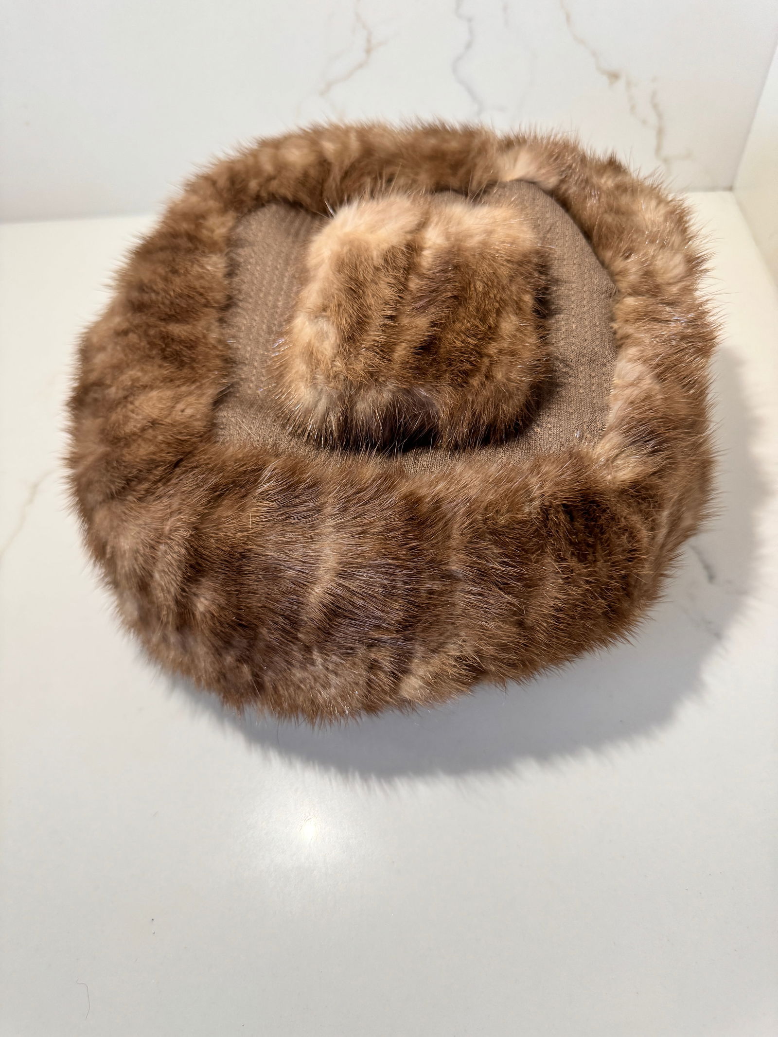 Phyllis New York Brown Fur Hat (1 of 2)