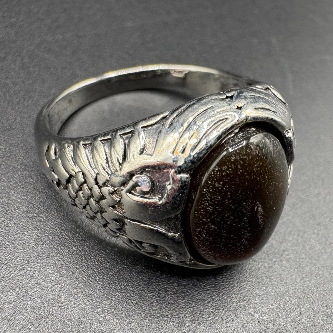 Vintage Tiger’s Eye Sterling Silver Ring (1 of 3)