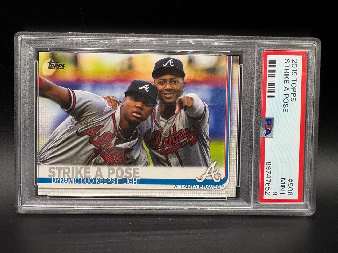 Baseball Card – Atlanta Braves – Topps 2019 “Strike a Pose” (1 of 2)
