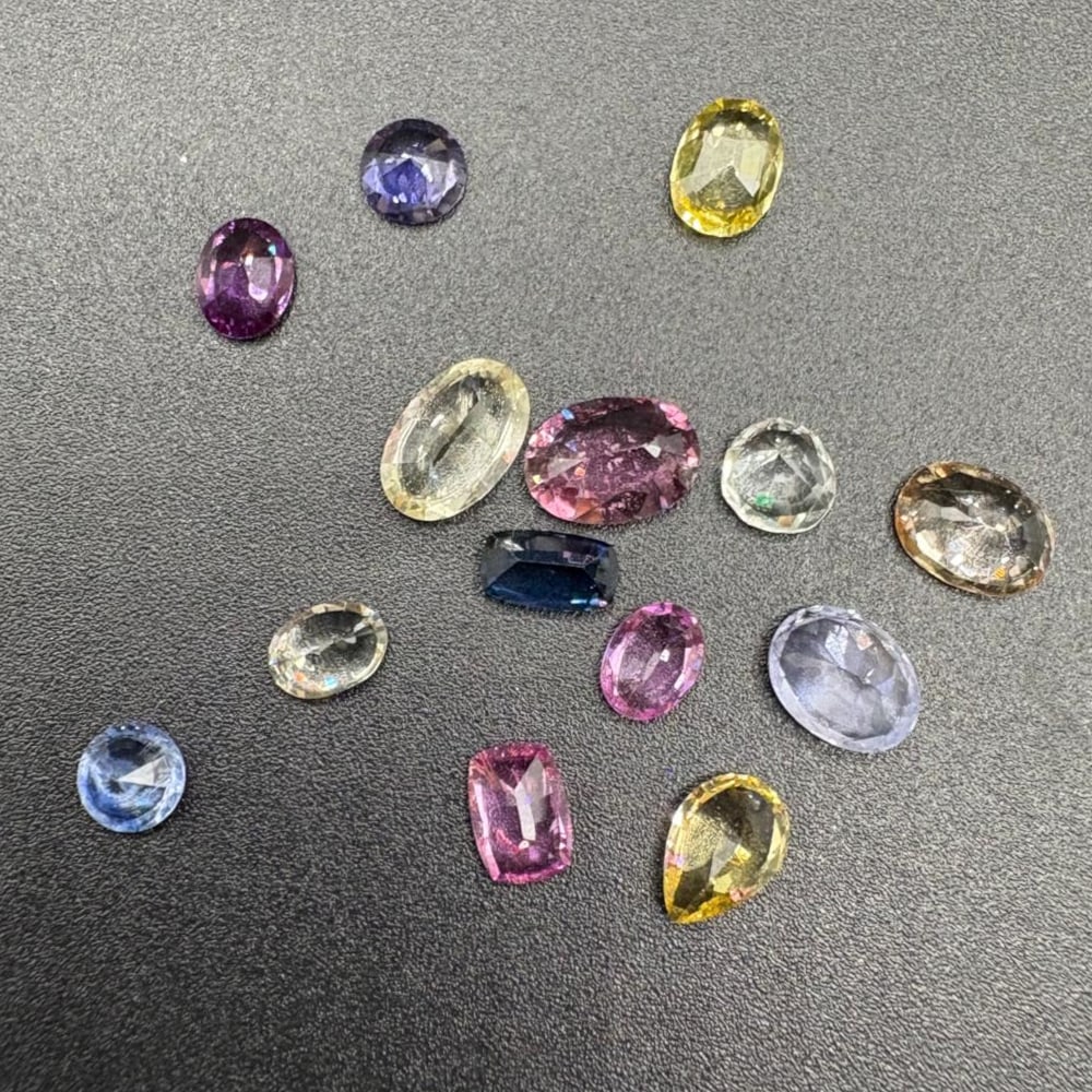 Multi-Gemstone Parcel – Mixed Cuts and Colors, 13 Pieces – Vibrant Loose Stone Collection (1 of 3)