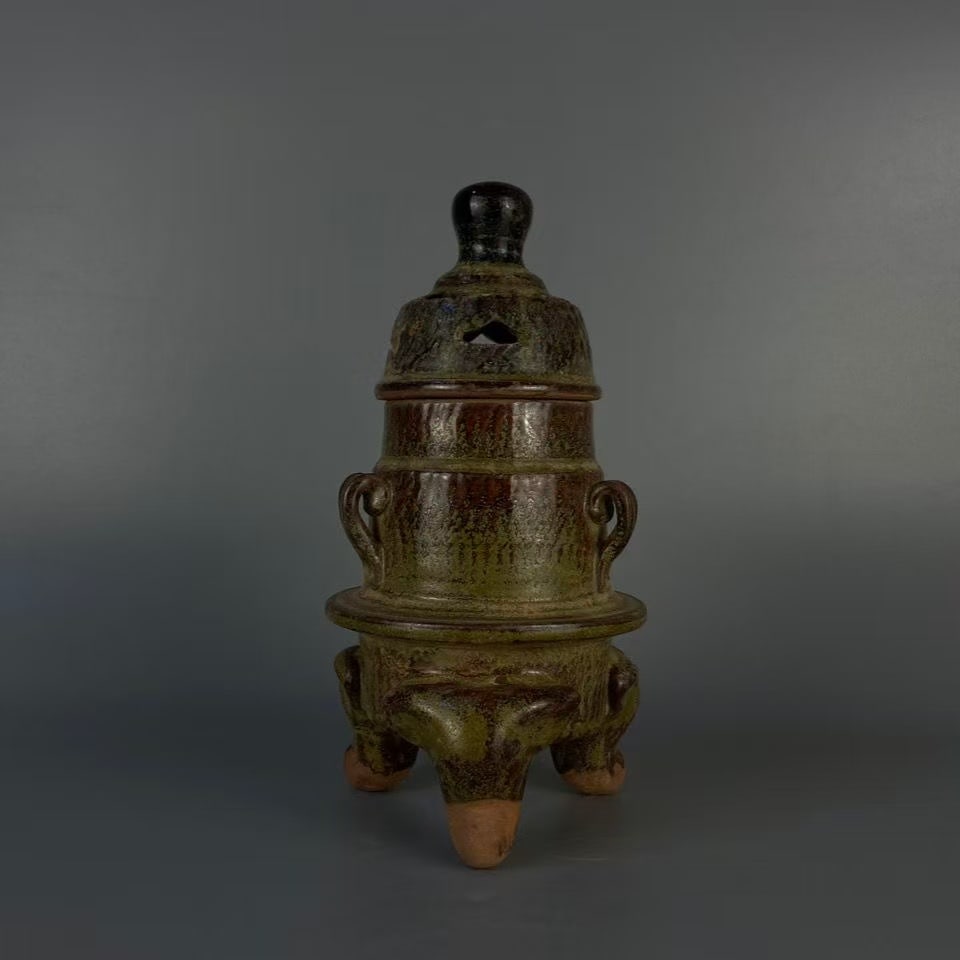 Chinese Porcelain Incense Burner, 24*11cm