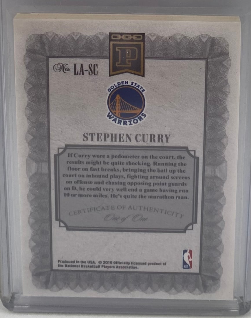 Stephen Curry ACEO NBA Patch Card - 2