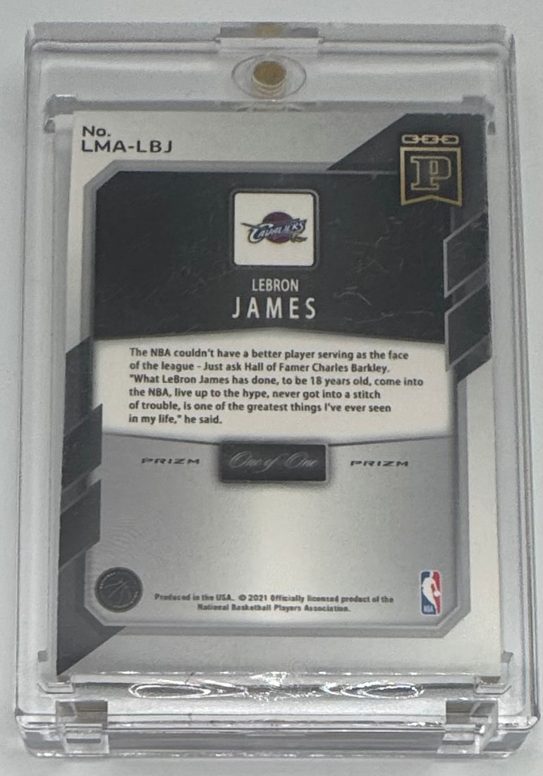 Lebron James ACEO NBA Patch Card - 2