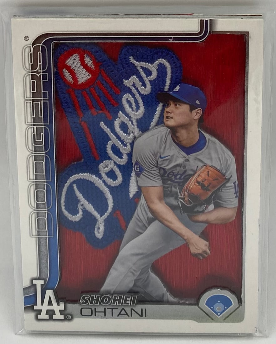 Shohei Ohtani ACEO Patch Card: Shohei Othani Custom Patch Baseball Card