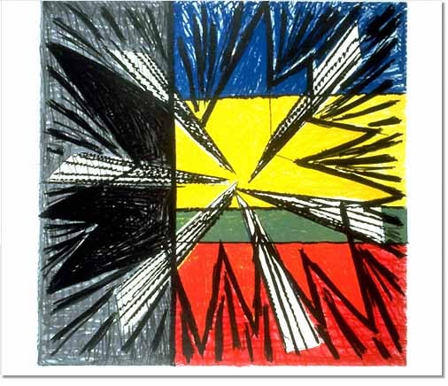 Stewart Hitch, Slum Goddess: Stewart Hitch’s Slum Goddess lithograph was printed by Landfall Press in 1985. The print is signed and numbered by the artist, and is offered unframed. Hitch’s works are collected by the Art Insti