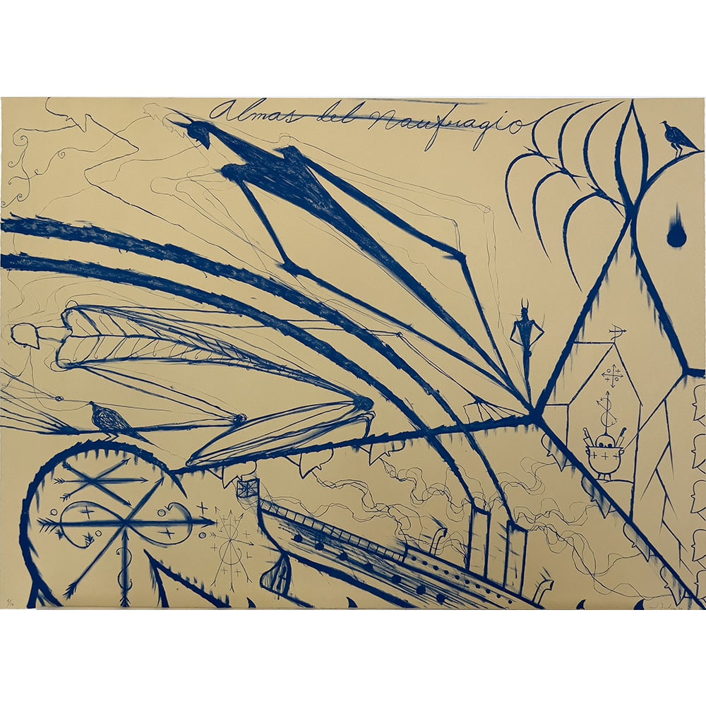 Jose Bedia, Almas del Naufragio (1 of 1)