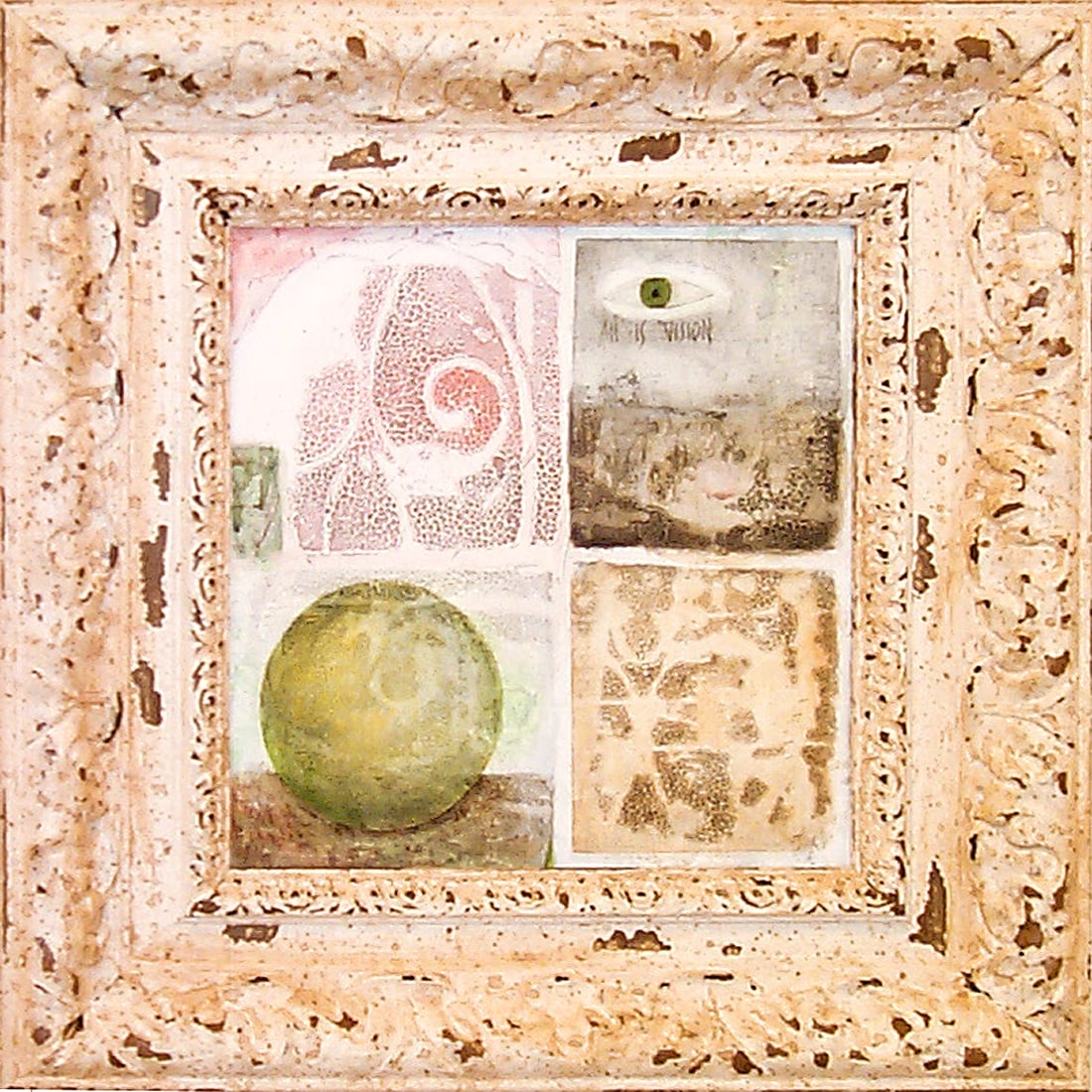 Alexandra Eldridge, All is Vision: Alexandra Eldridge is a visionary contemporary artist. She has devoted much of her life to the study of the art and philosophy of British mystic artist William Blake. This painting, titled All is Visi