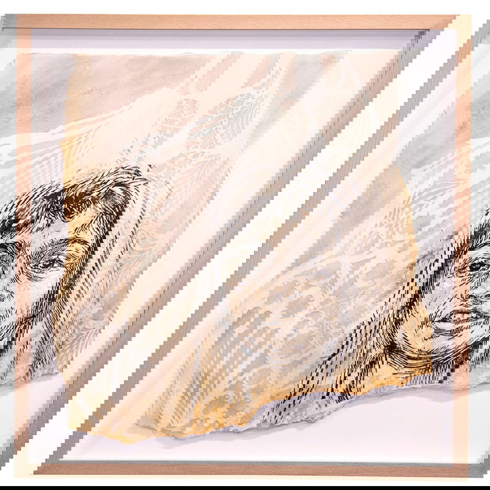 Swoon, Bethlehem Boy: Caledonia Curry, whose work appears under the name Swoon, is a Brooklyn-based artist and is widely known as the first woman to gain large-scale recognition in the male-dominated world of street art. C