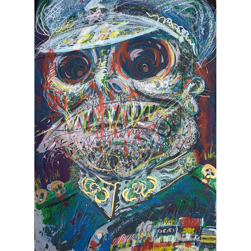 Robert Arneson, The Colonel's at it Again (1 of 1)