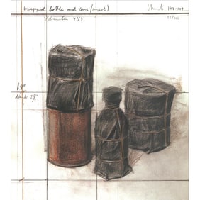 Christo and Jeanne-Claude, Wrapped Bottle and Cans (project)