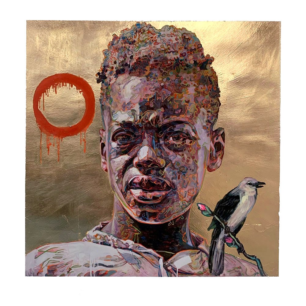 Hung Liu, Mississippi, Gold: Hung Liu was a Chinese-American artist known for her powerful figurative works addressing history, memory, and identity. Her work is included in The Metropolitan Museum of Art, MoMA, Whitney Museum of