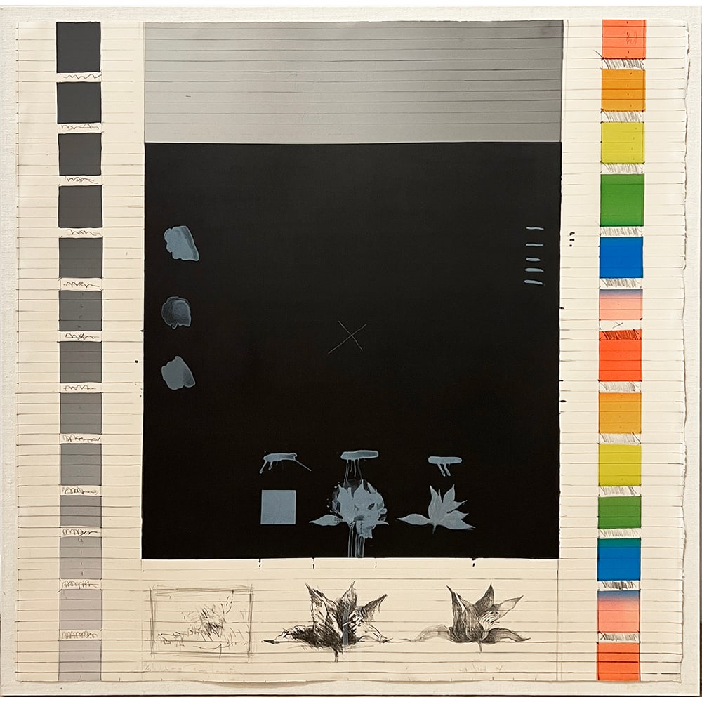 Pat Steir, Wish #3 Transformation: Pat Steir (b. 1938) is a prominent American conceptual and feminist artist known for her investigations into mark-making, chance, and transformation. Wish #3 Transformation is a color lithograph from