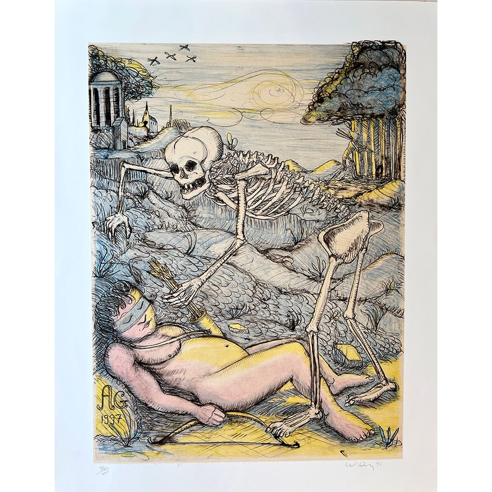 William T. Wiley, Om and Presence for A.G. (1 of 1)