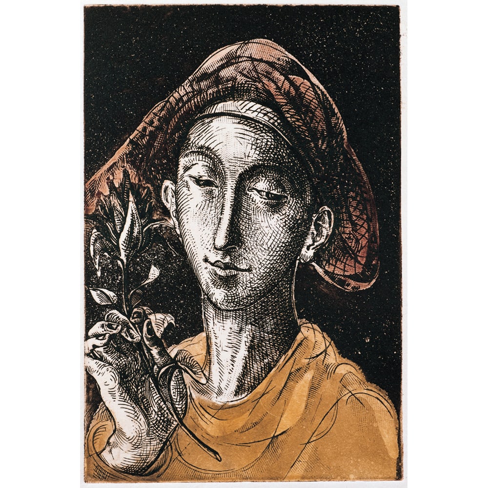 Traian Filip, Angel with Flower (1 of 1)