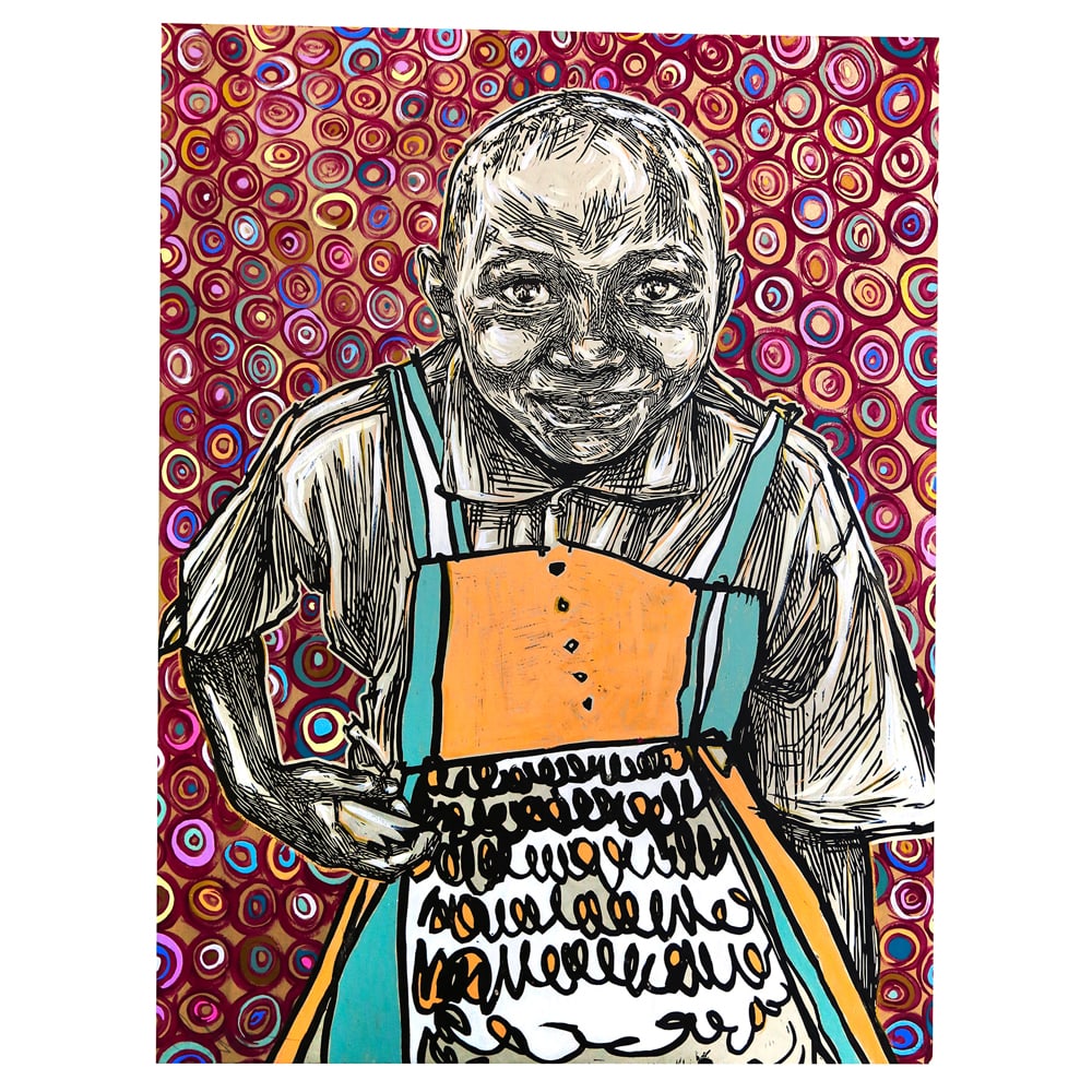 Swoon , Rosemary: Swoon (AKA Caledonia Curry), whose work appears under the name Swoon, is a Brooklyn-based artist and is widely known as the first woman to gain large-scale recognition in the male-dominated world of s