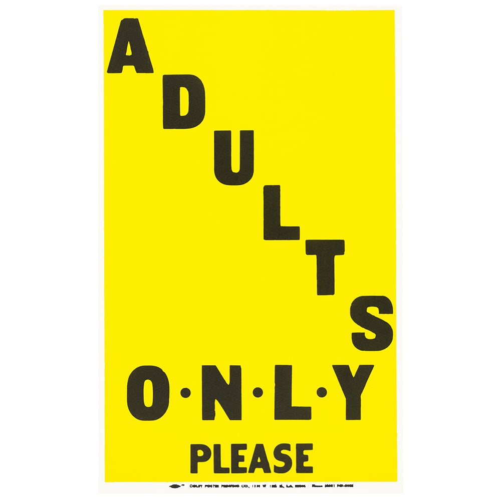 Allen Ruppersberg, Adults Only #8 (1 of 1)
