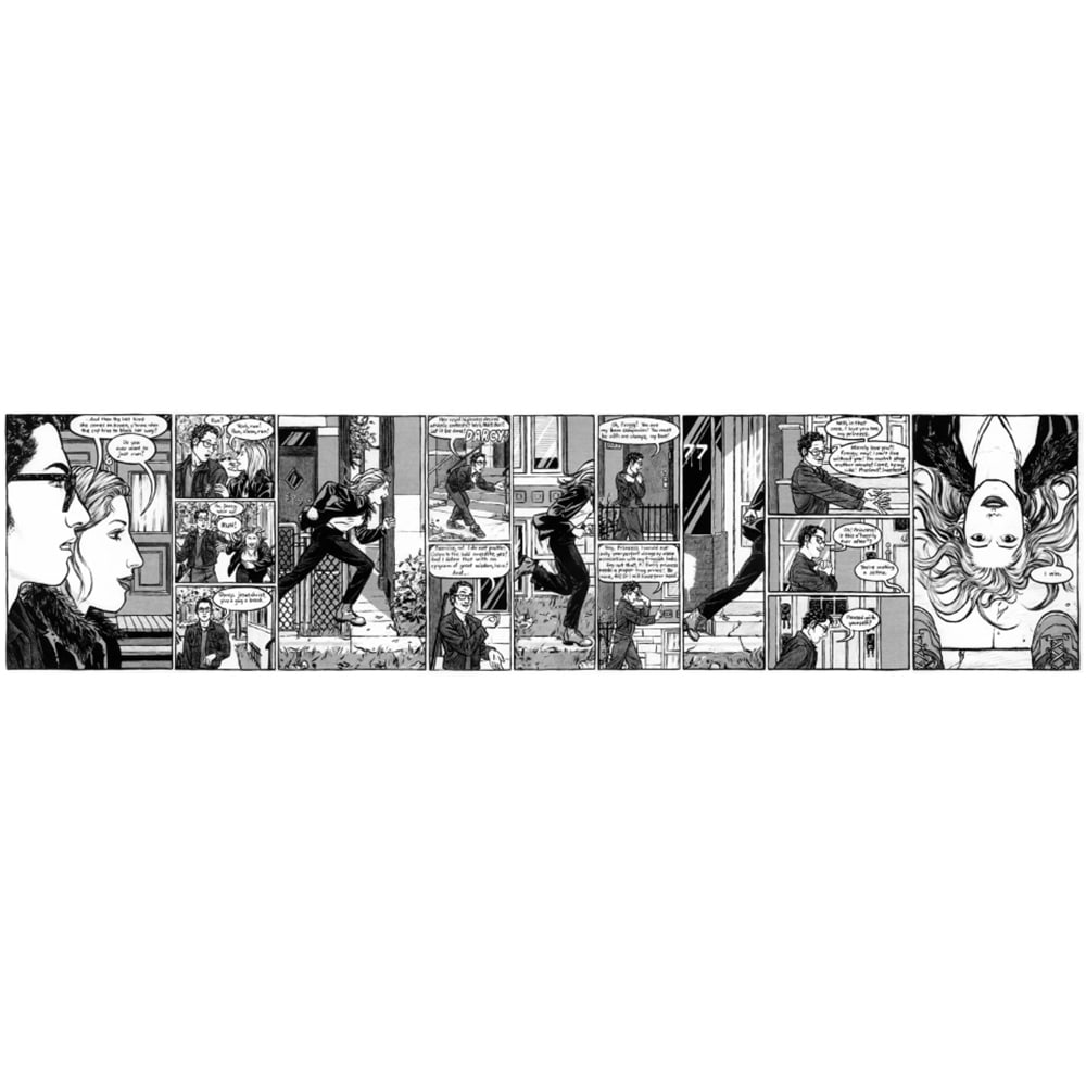 Jessica Abel, The Frog Prince: Jessica Abel is an artist who uses graphic novel and comic book style to convey potent messages about gender and society. This print was created at Landfall Press, and it is in very good condition,