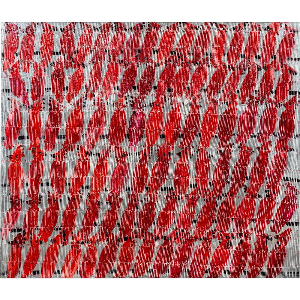 Hunt Slonem, Cardinals Pointe Coupee (1 of 1)