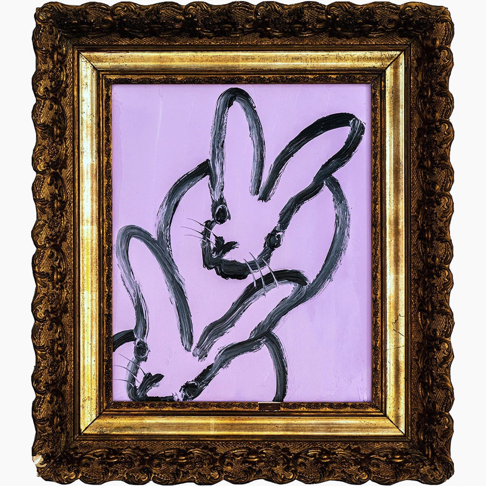 Hunt Slonem, Lavender Romp (1 of 1)