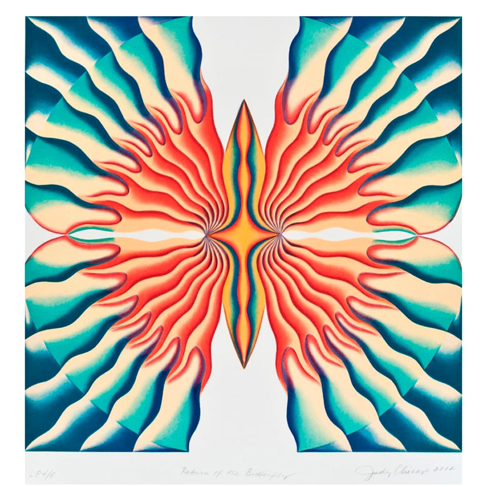 Judy Chicago, Return of the Butterfly: Judy Chicago is one of the most important artists of this century. New Mexico has been the home of some of the most compelling women artists of all time, including well-known names like Georgia