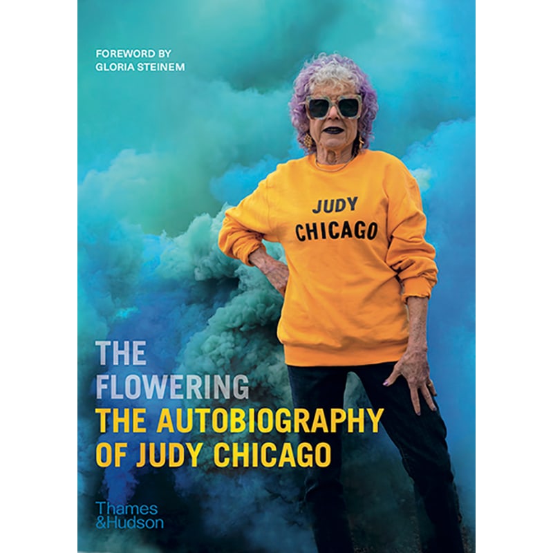 Judy Chicago, Signed copy, The Flowering: The Autobiography of Judy Chicago: Judy Chicago is America?s most dynamic living artist. Her works comprise a dizzying array of media from performance and installation to the glittering table laid for thirty-nine iconic women in The
